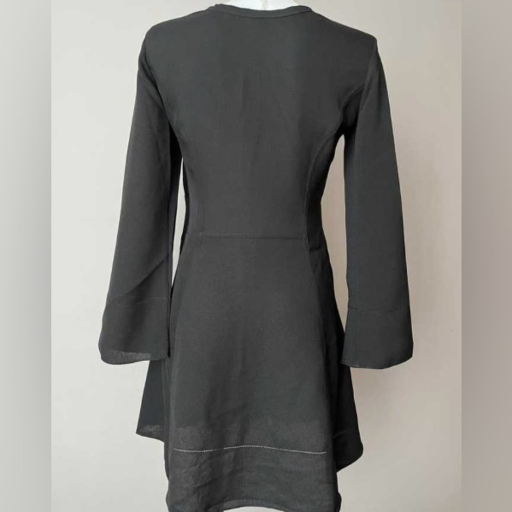 IRO Linelie Black Long Sleeve Dress 16W